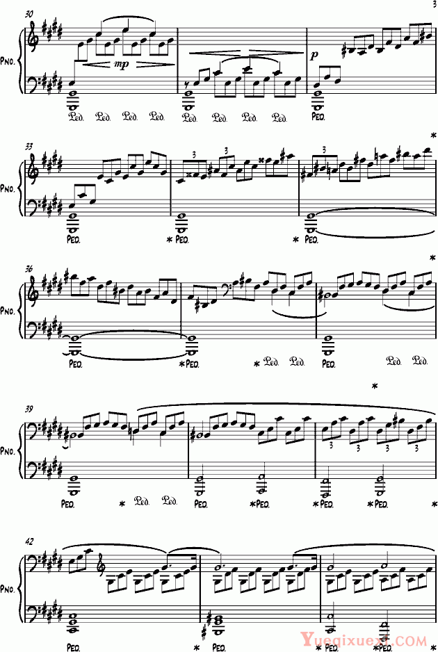 贝多芬beethoven Moonlight Sonata in Cm 钢琴谱
