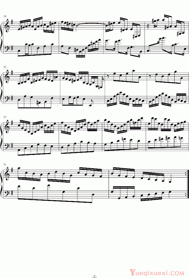 巴赫 哥德堡变奏曲Goldberg Variations 1