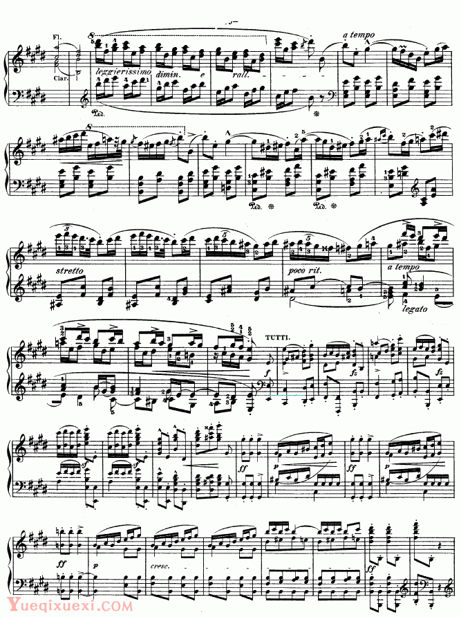 肖邦-chopin 钢琴第一协奏曲 op.11-3（钢琴名人名曲)