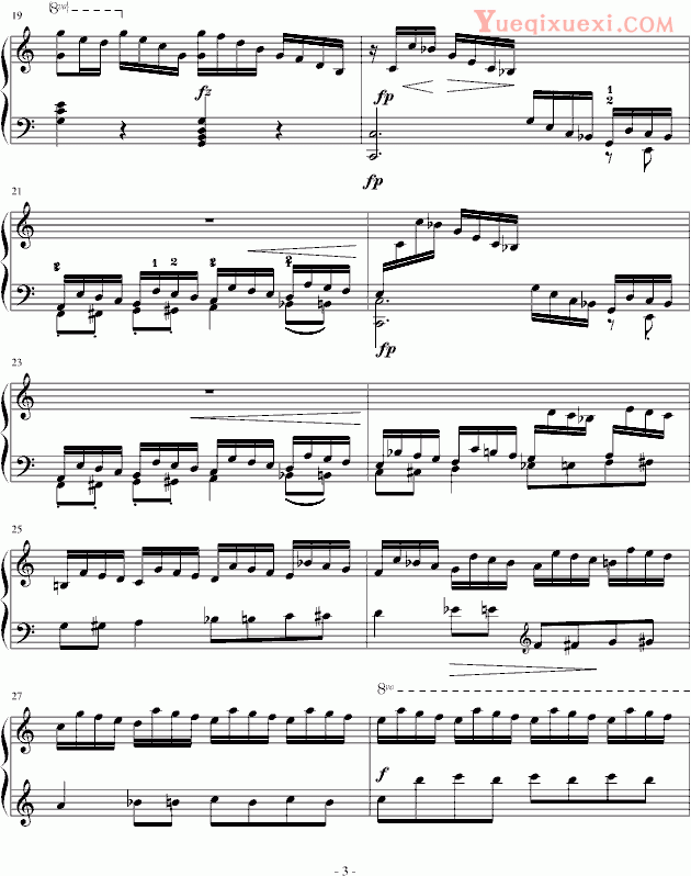 李斯特 十二首练习形式的钢琴练习曲1 钢琴谱