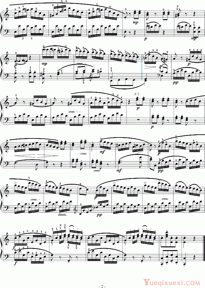 莫扎特 C大调第16钢琴奏鸣曲K.545第三乐章