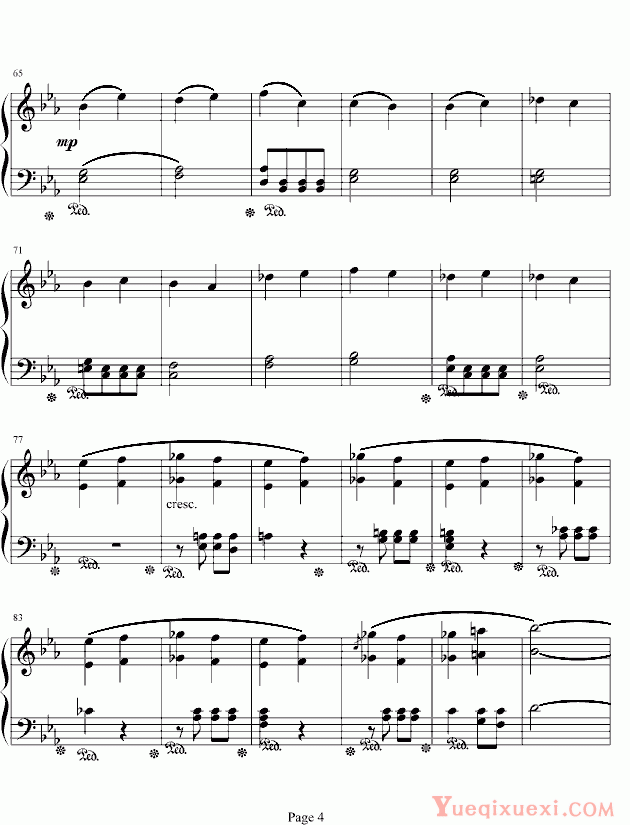 贝多芬 beethoven 命运第一乐章钢琴独奏（Symphony Fate .No.1)