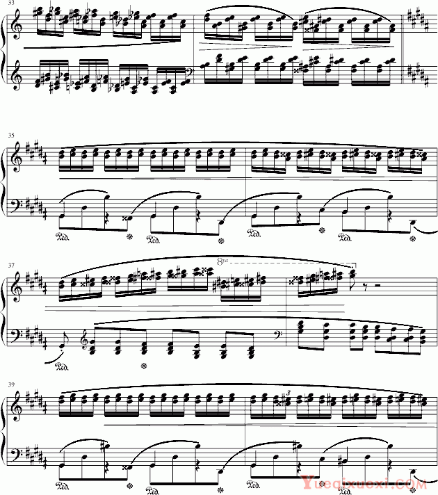 肖邦 chopin 肖邦三度练习曲(op.25 no.6)