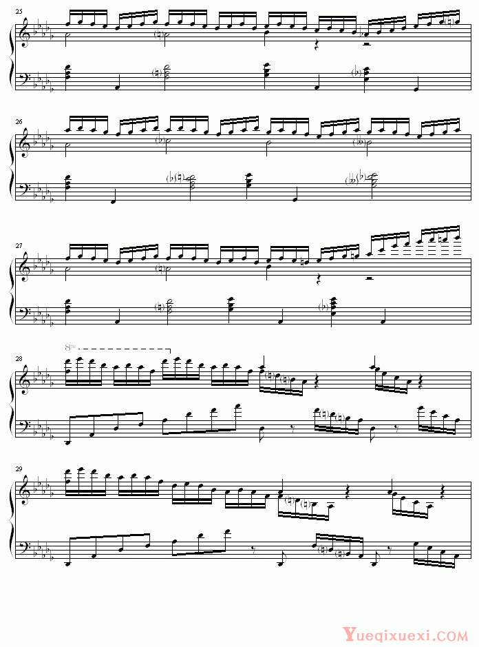 莫什科夫斯基 Moszkowski 练习曲Op.72 No.12