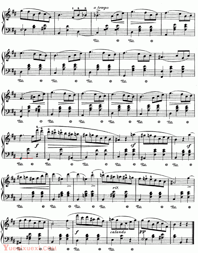 肖邦-chopin b小调圆舞曲作品69号之2（钢琴名人名曲)