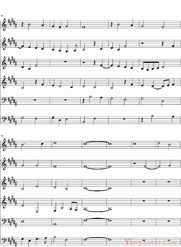 帕莱斯特里那 Palestrina Missa Papae Marcelli  钢琴谱