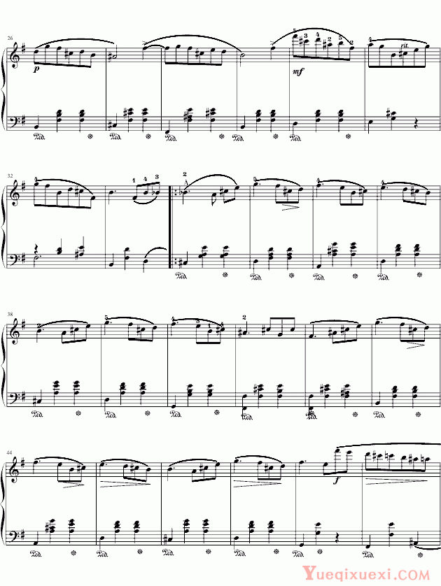 肖邦 chopin 圆舞曲Op.69 No.2