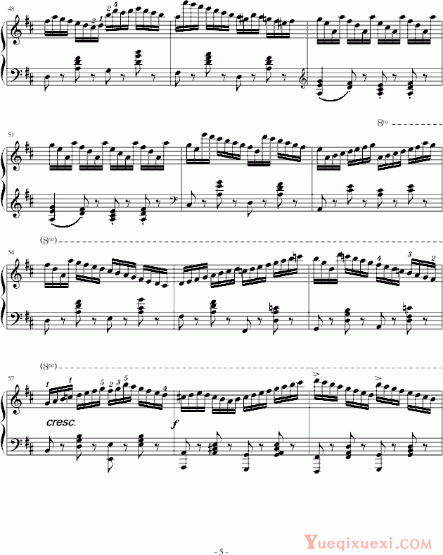 [钢琴谱] 车尔尼 czerny 练习曲op740 no