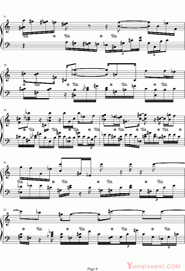 肖邦 chopin 肖邦第二诙谐曲 钢琴谱