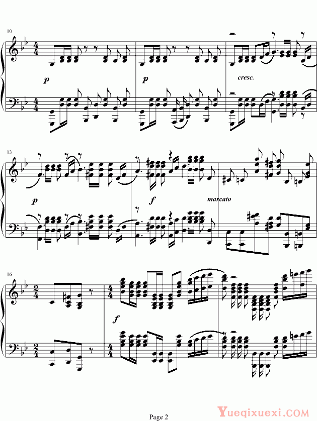 拉赫马尼若夫 Rachmaninoff G小调前奏曲.op.23 No.5