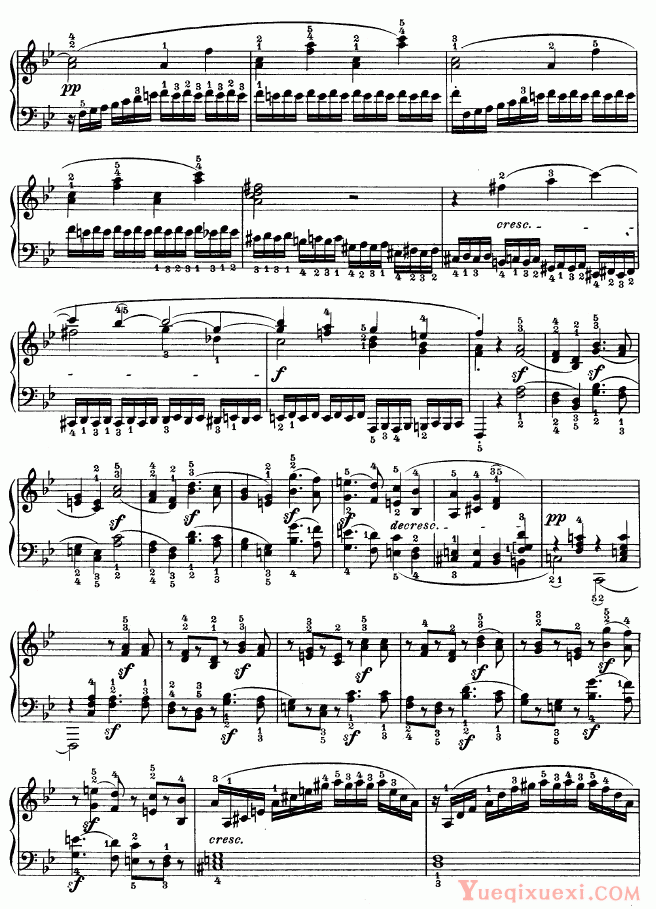 贝多芬-beethoven 第十一钢琴奏鸣曲 op.22
