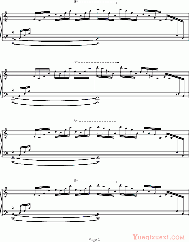 肖邦-chopin 练习曲Op.10 No.1