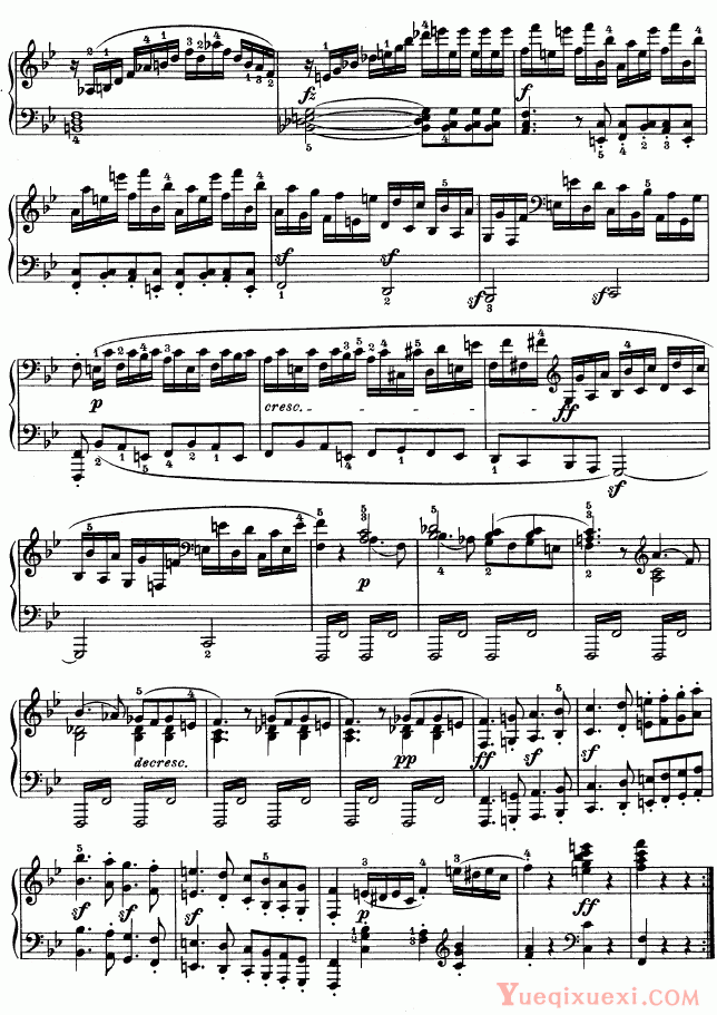 贝多芬-beethoven 第十一钢琴奏鸣曲 op.22