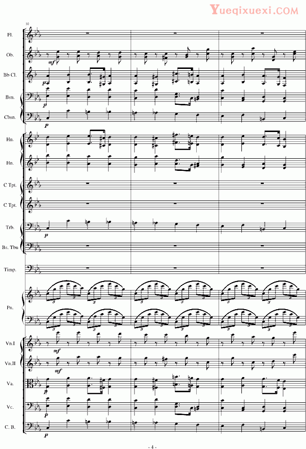 肖邦 chopin 管弦乐版·悲催的C小调前奏曲 钢琴谱