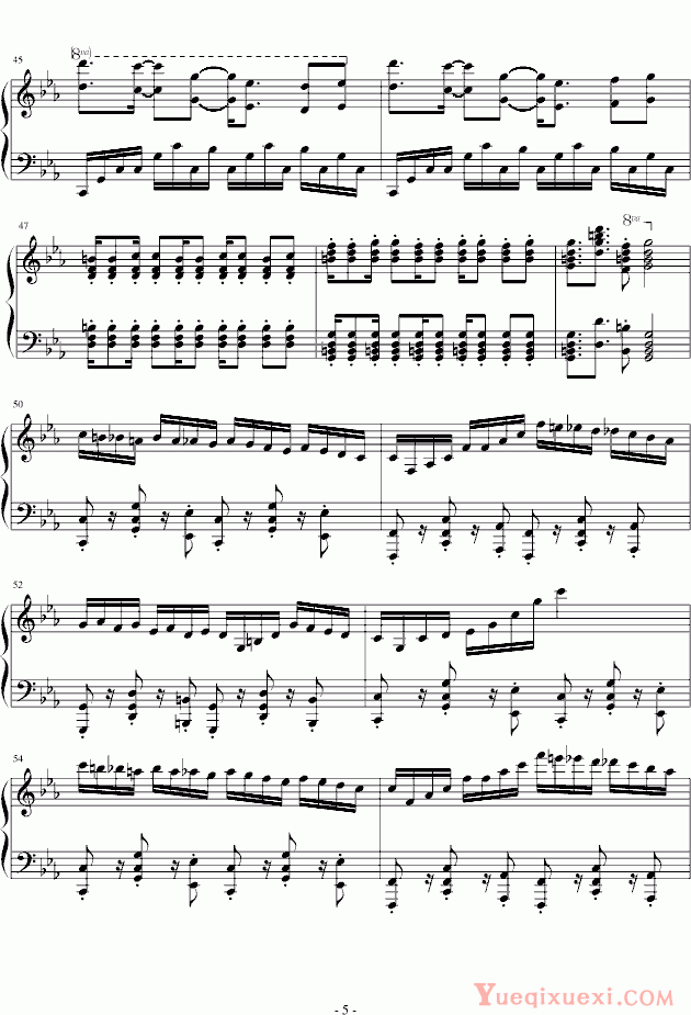 马克西姆 Maksim·Mrvica pure版古巴钢琴谱