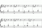  世界名曲 April Snowdrop 玛丽有只小羊羔变奏8（萨蒂裸体舞曲风格风格）钢琴谱