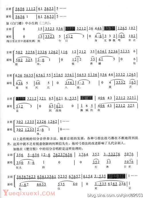 京胡演奏技巧在伴奏与独奏中的运用规律比较