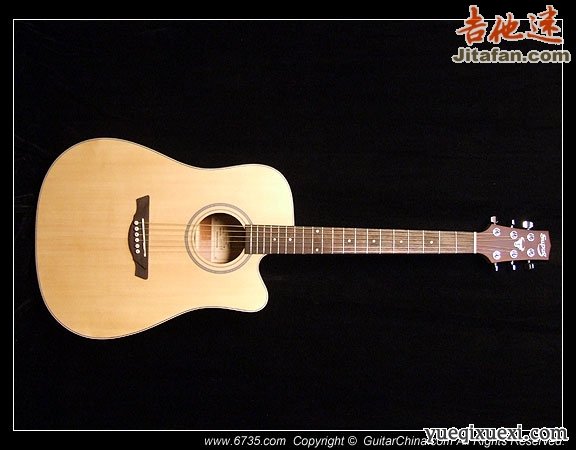 低价位民谣吉他的典范——Supug GD350CMS民谣吉他评测!