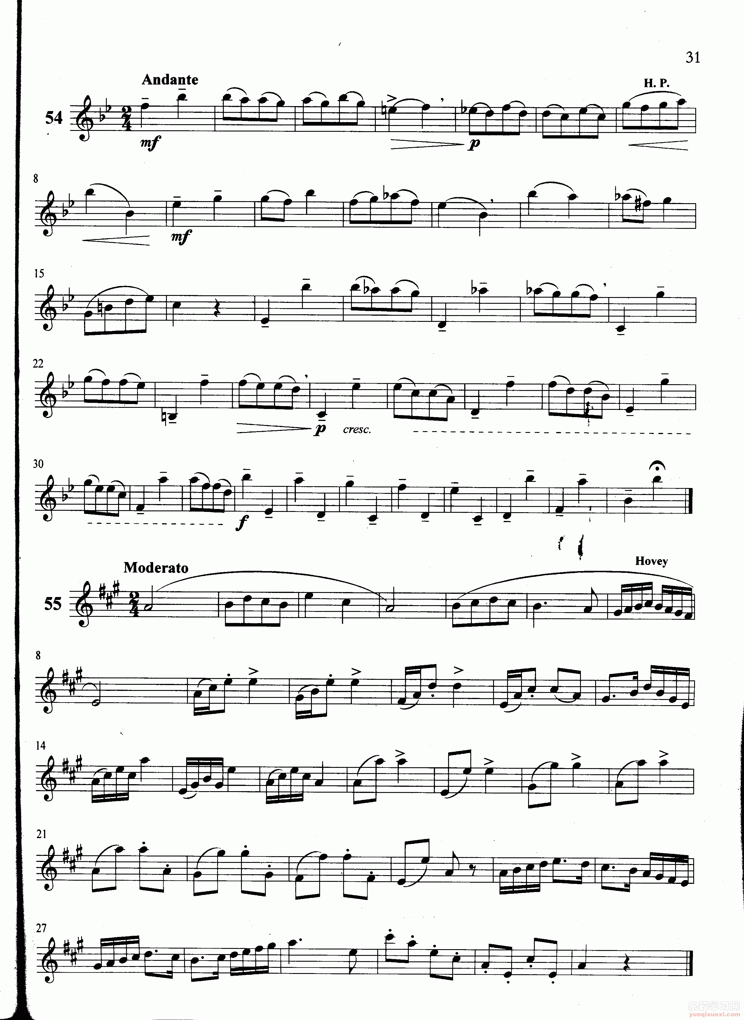 萨克斯管练习曲第100—031页