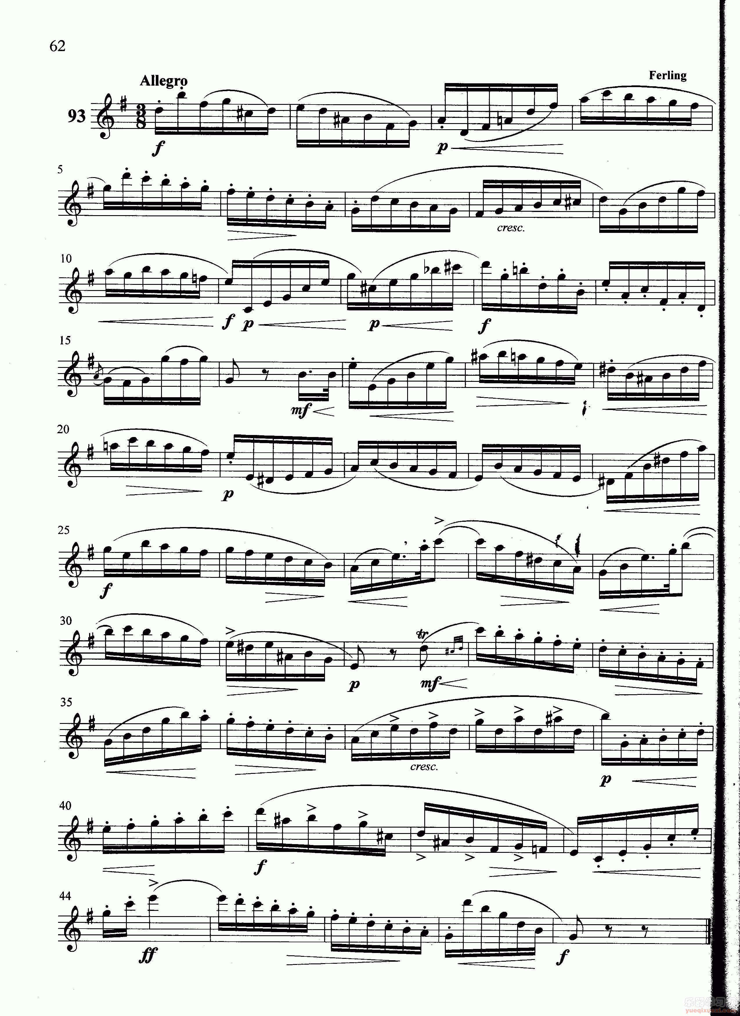 萨克斯管练习曲第100—062页