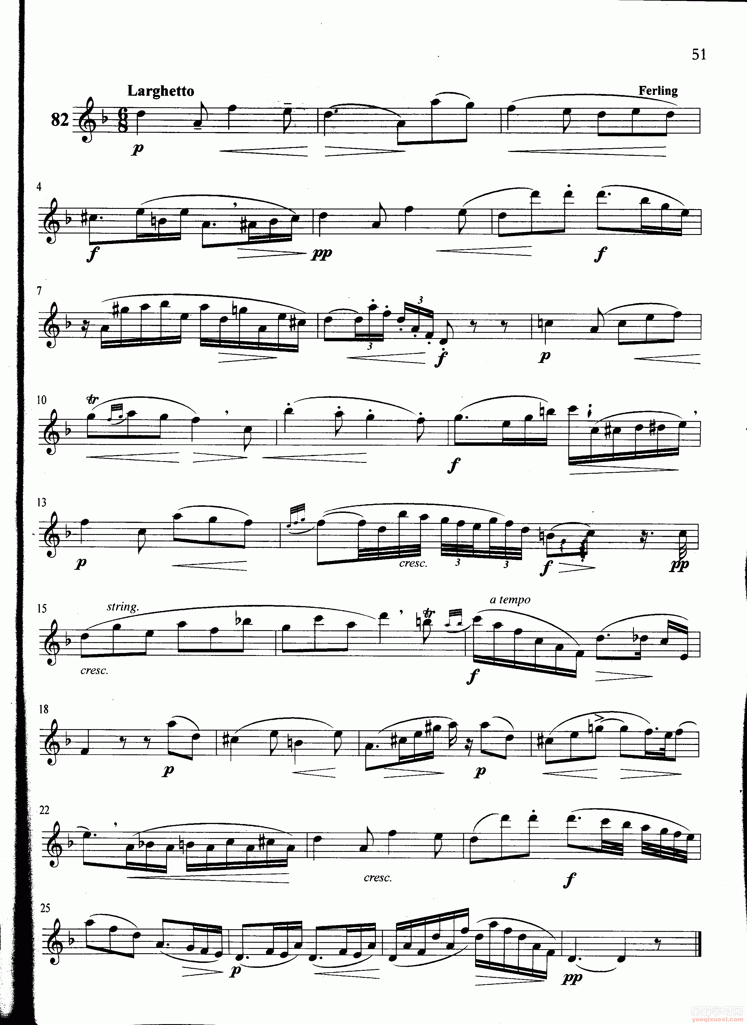 萨克斯管练习曲第100—051页