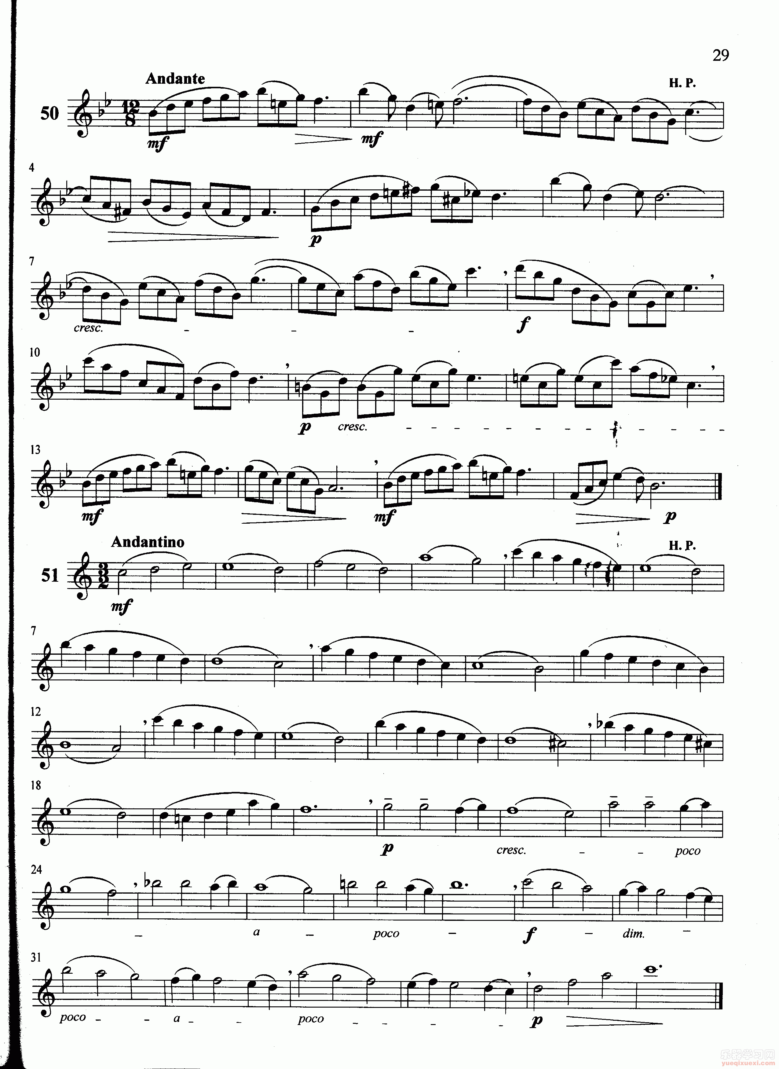 萨克斯管练习曲第100—029页