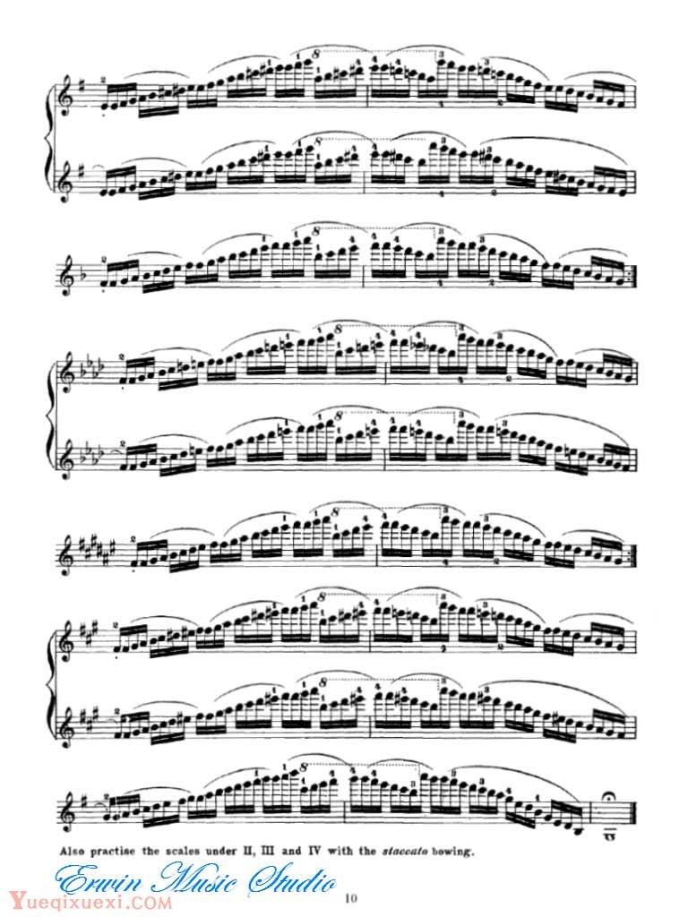 雪拉狄克-小提琴音阶练习01