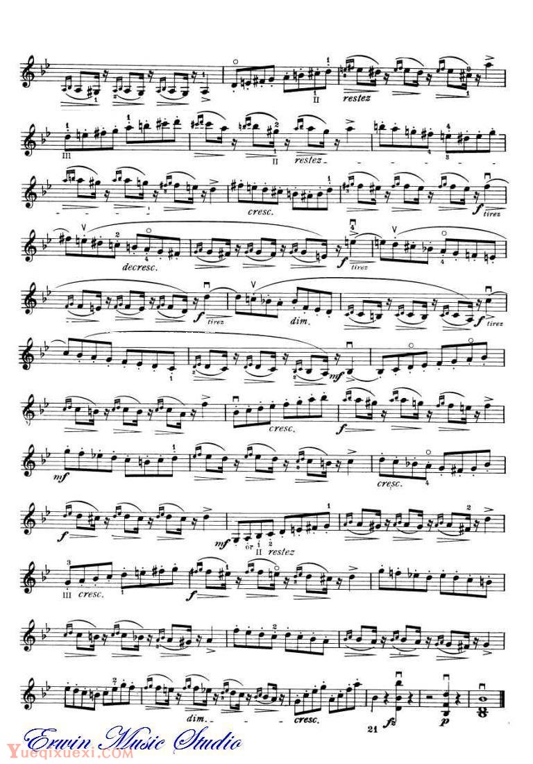 开塞-36首小提琴练习曲 作品.20 02