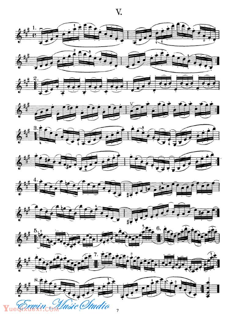 雪拉狄克-小提琴技巧训练 图书3-运弓练习法01