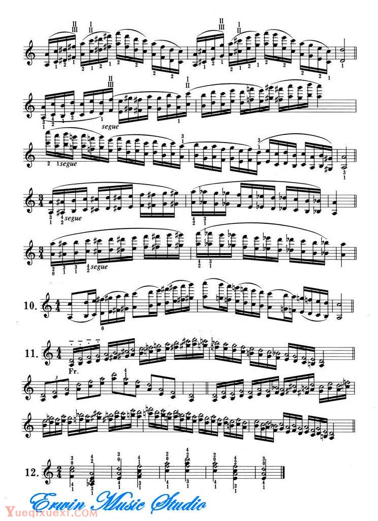 小提琴音阶体系 每日大、小調音阶练习2