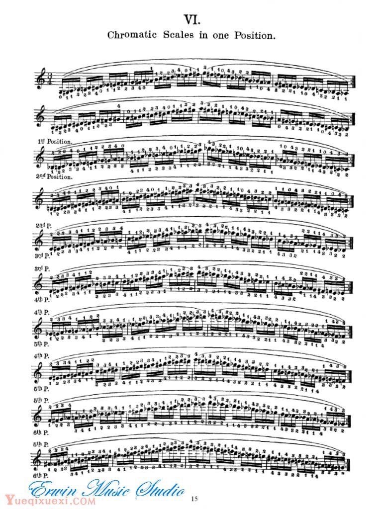 雪拉狄克-小提琴音阶练习02
