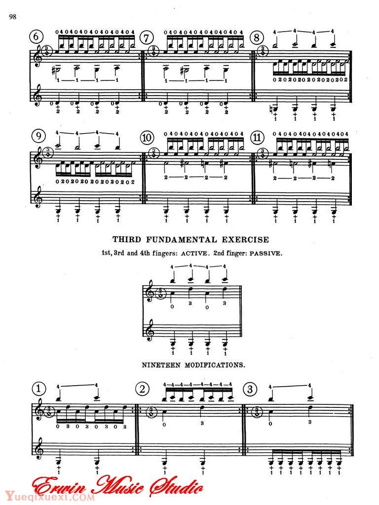德米特里 康斯坦丁 多尼斯,小提琴三手指基础练习 作品.15, 第一册