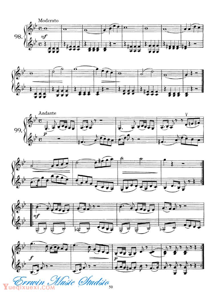 弗朗茨 沃尔法特-小提琴初级练习 作品.38  49-64