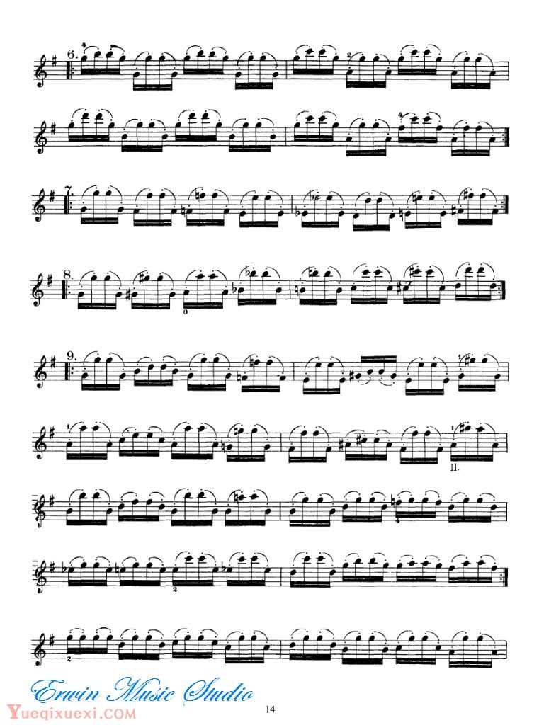 雪拉狄克-小提琴技巧训练 图书3-运弓练习法01