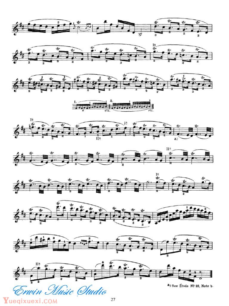 克莱采尔-42首练习曲或隨想曲02