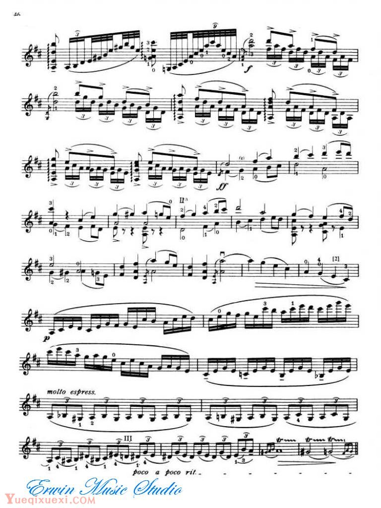 克莱斯勒-贝多芬-小提琴D大 调协奏曲华彩Violin Kreisler  Cadenzas