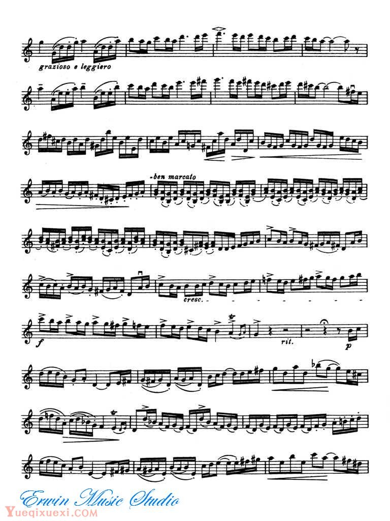 克莱斯勒-C大调协奏曲 (维瓦尔迪风格)  Fritz Kreisle Concerto in C Major  In the Style of Antonio Vivaldi