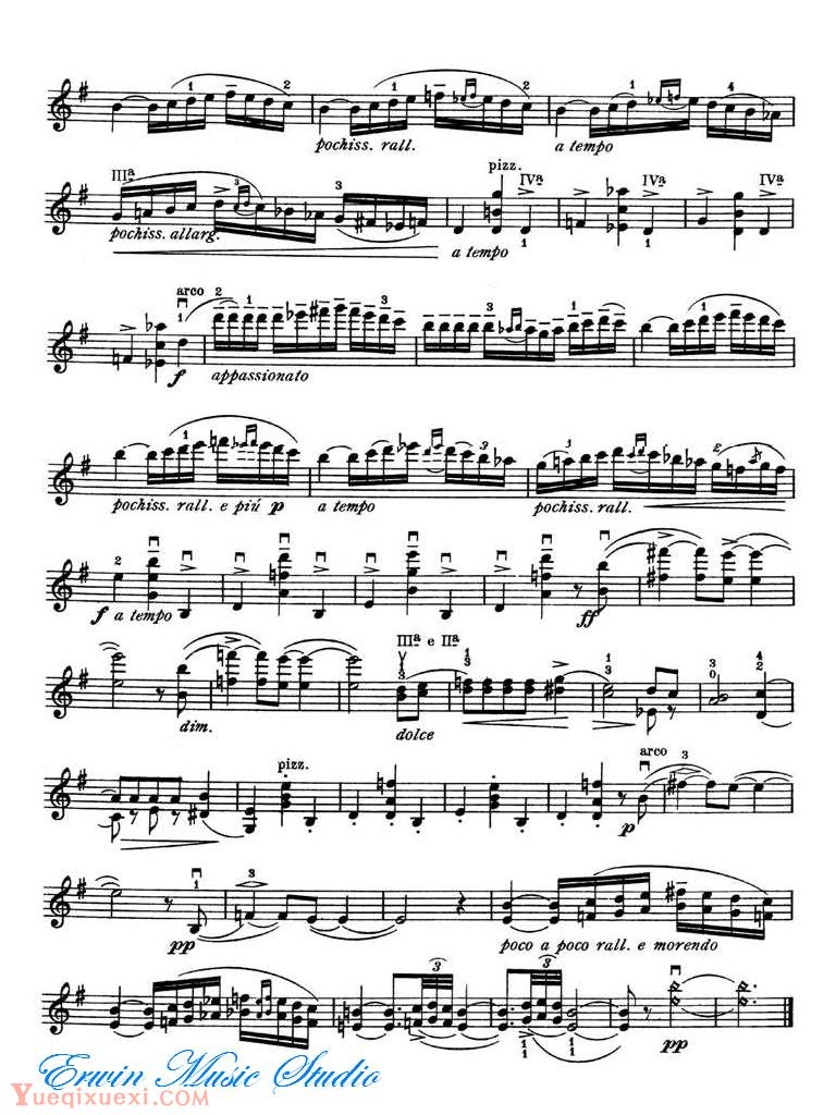 克莱斯勒-利奥波德 戈多夫斯基-晚祷曲Violin   Nocturnal Tangier