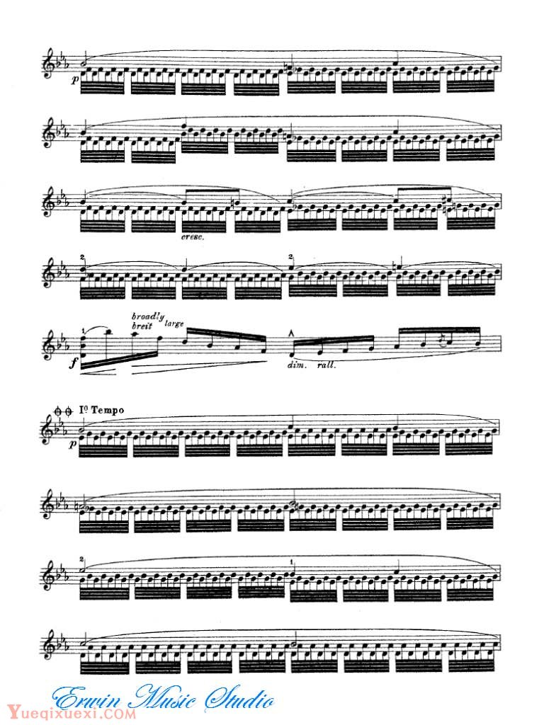 让·德尔菲·阿拉尔-12首小提琴隨想练习曲01
