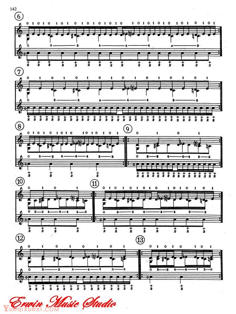 德米特里 康斯坦丁 多尼斯,小提琴四手指基础练习 作品.15, 第二册02