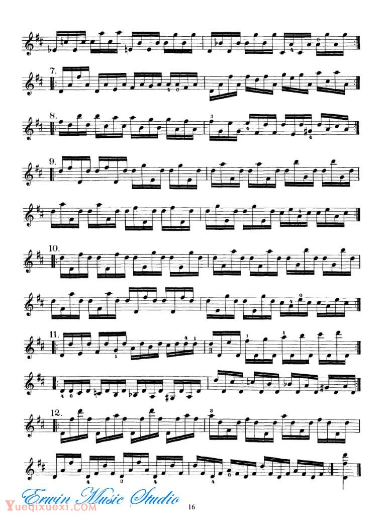 雪拉狄克-小提琴技巧训练 图书3-运弓练习法02