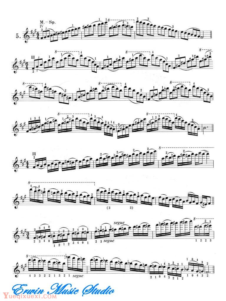 小提琴音阶体系 每日大、小調音阶练习 #f小调