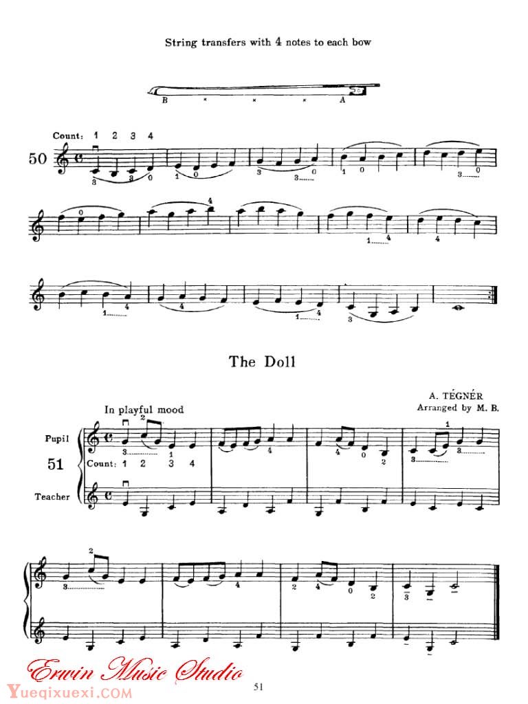 麦亚班克小提琴演奏法第一部份-初步演奏法04