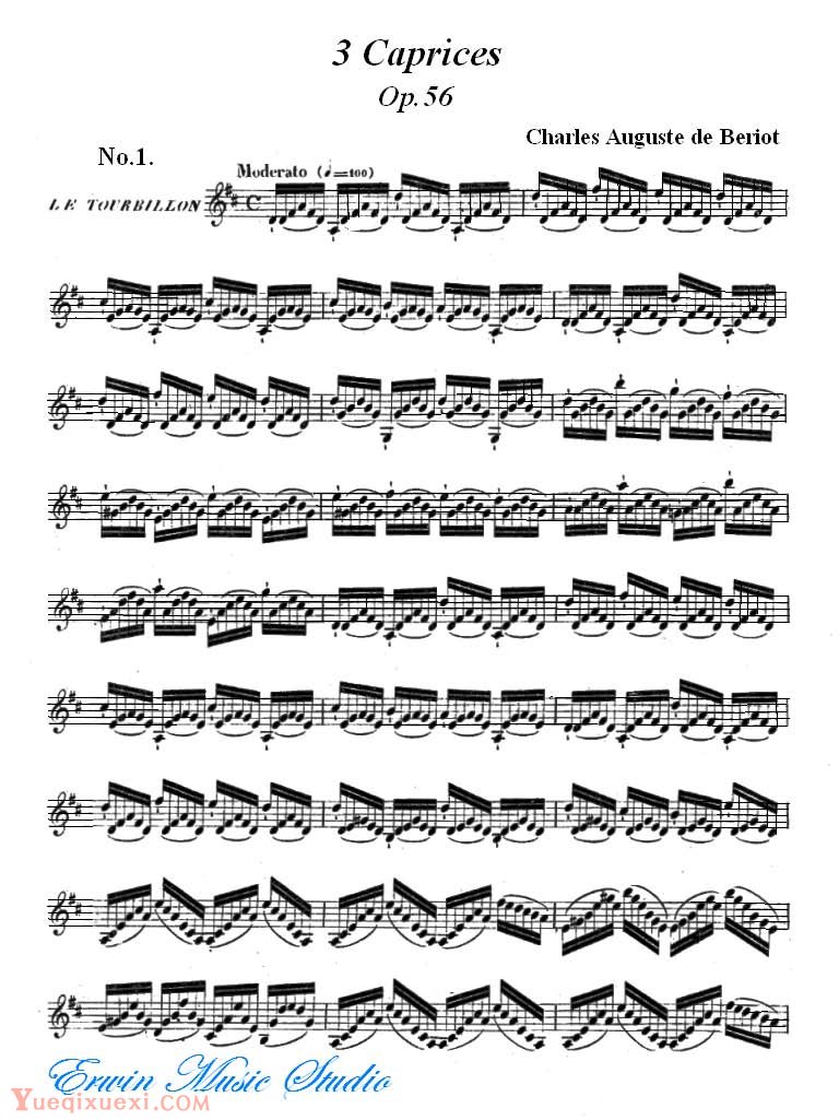 贝里奥-3首小提琴随想曲 作品 36 01