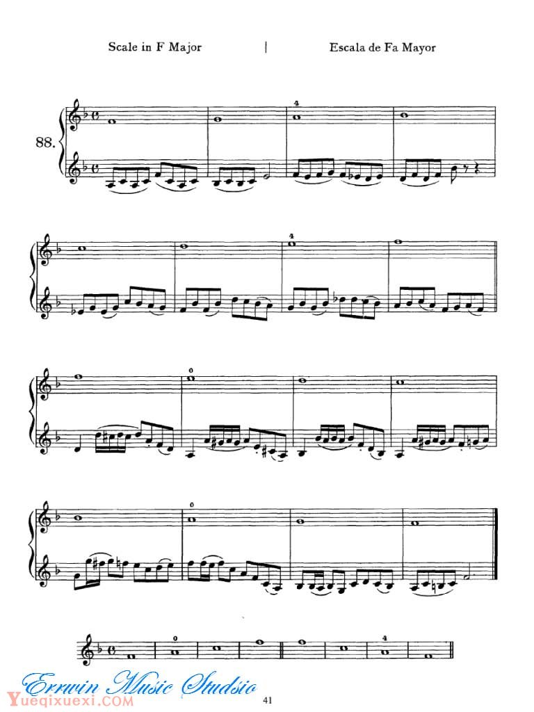 弗朗茨 沃尔法特-小提琴初级练习 作品.38  33-48