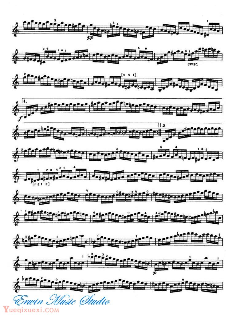 克莱斯勒-帕格尼尼-无穷动 作品11 Perpetual Motion (Moto perpetuo)Op.11