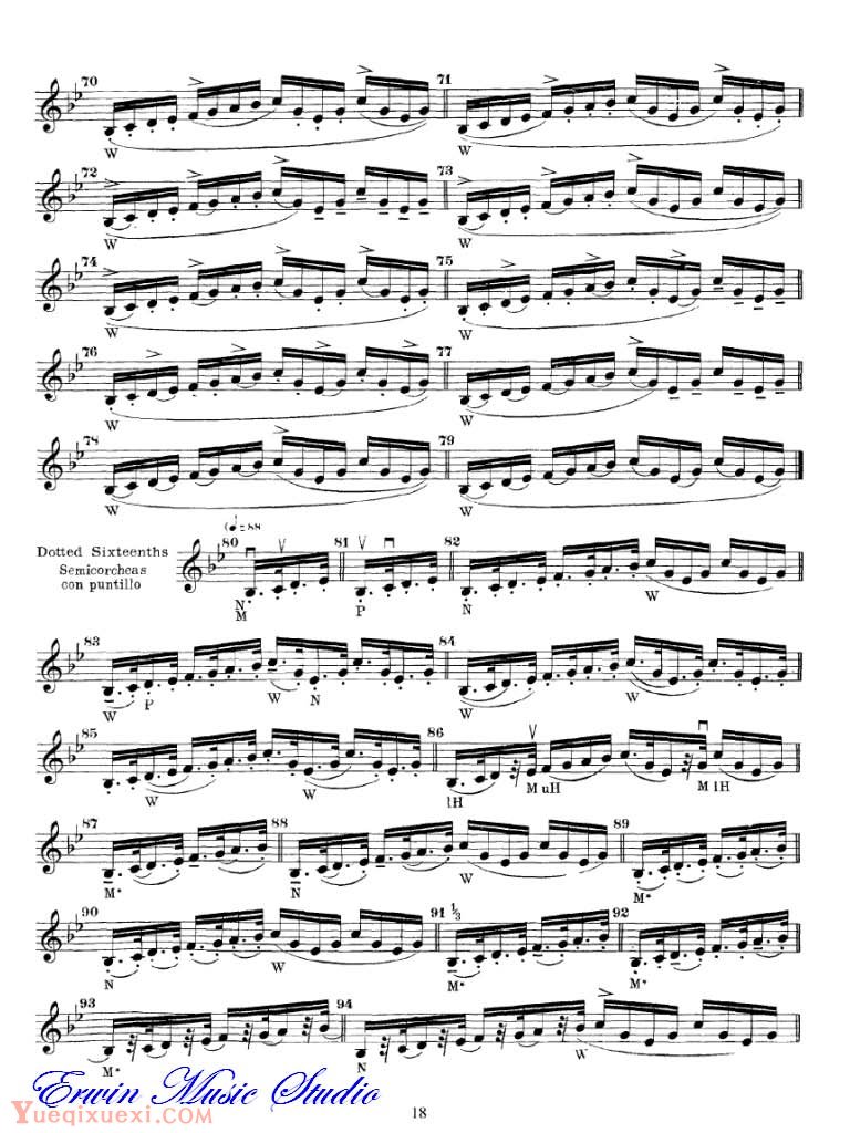 舍夫契克-小提琴运弓手法训练 作品.2, 第二册02