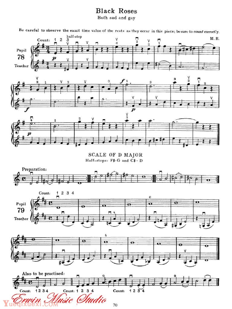 麦亚班克小提琴演奏法第一部份-初步演奏法05