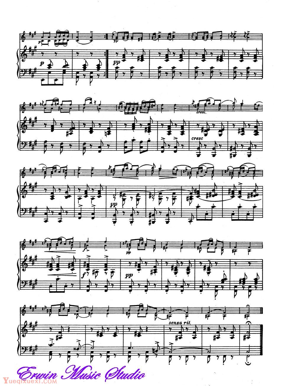 克莱斯勒-舒伯特-音乐瞬间 Piano  Fritz Kreisler,  Franz Schubert,  Moments Musicaux