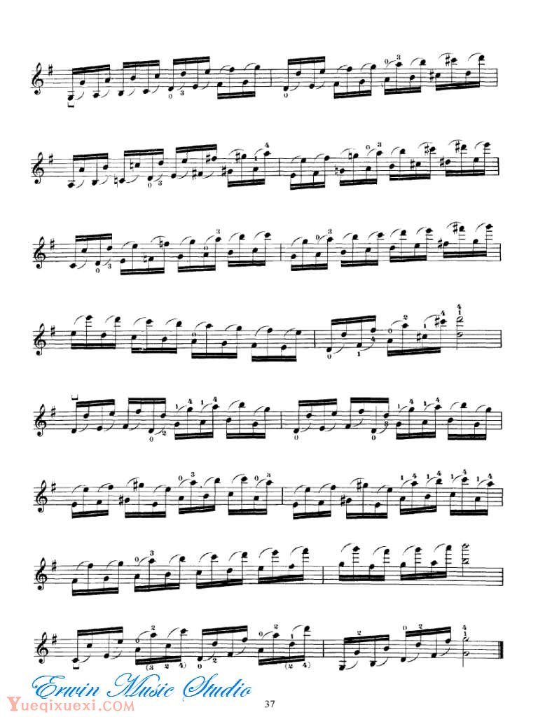 克莱采尔-42首练习曲或隨想曲03